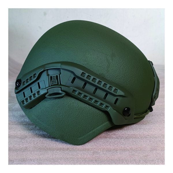 Taktinen kypärä NIJ IIIA luodinkestävä kypärä vihreä MICH2000 - Vasemmalta