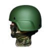 หมวกกันน็อคยุทธวิธี NIJ IIIA Ballistic Helmet Green MICH2000 - Top View