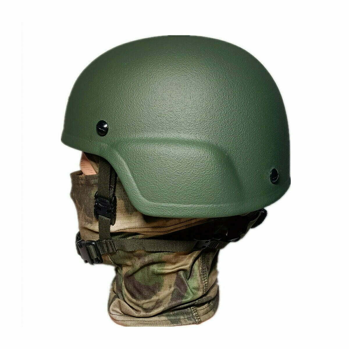Military Helmet, IIIA Tactical Ballistic Helmet, Polish Kevlar Helmet,  Green – Kask wojskowy balistyczny, hełm taktyczny kevlar