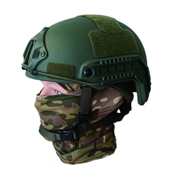Military Tactical Ballistic Helmet NIJ IIIA Fast - Correct View of Wear