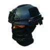 Tactical Protective Helmet Military Kevlar NIJ IIIA Wendy Black - Wear Effect Front