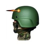 Taktinen kypärä NIJ IIIA ballistinen kypärä vihreä MICH2000 - estä ohjuksiasi lentämästä