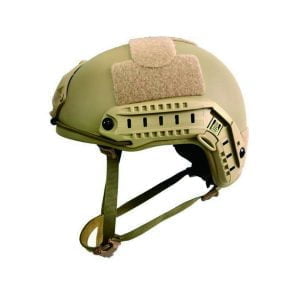 Helmet Askar Taktikal Gentian Aramid NIJ IIIA Pantas - Ketinggian Kanan