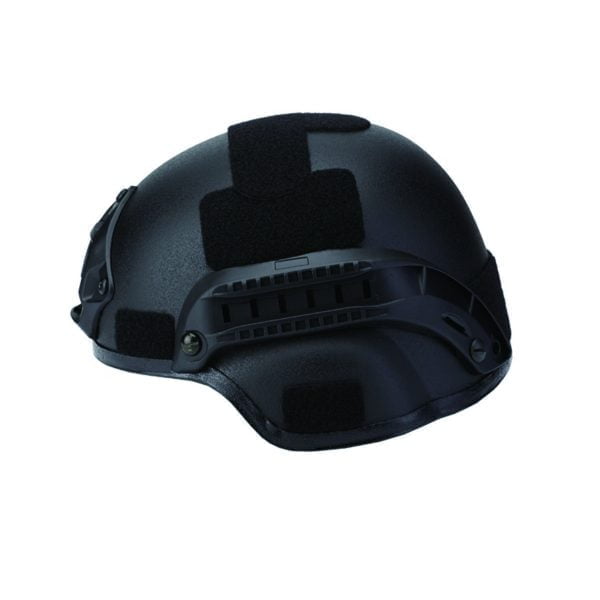 Тактический баллистический боевой шлем NIJ IIIA mich - вид сверху