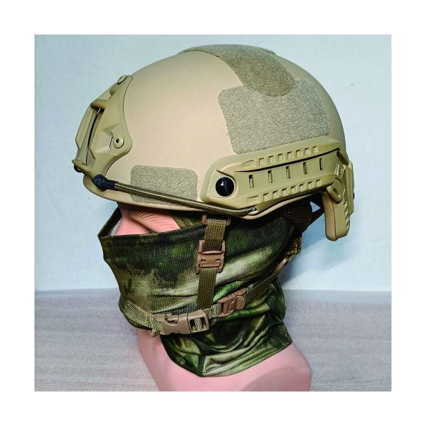 Тактически войнишки шлем от арамидни влакна NIJ IIIA fast - правилен изглед на ефекта на носене