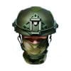 Tactical Helmet NIJ IIIA Ballistic Helmet Wendy team Green - Front Wear Effect