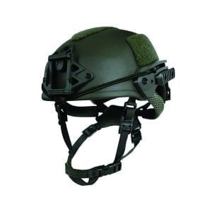Helmet Taktikal NIJ IIIA Helmet Balistik Pasukan Hijau Wendy - Pandangan Hadapan