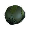 NIJ IIIA Tactical Helmet Ballistic Helmet Green Team Wendy - มุมมองด้านบน