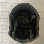독일 군용 헬멧, 레벨 IIIA 군인 헬멧, 빠른 전술 탄도 헬멧, 녹색 photo review