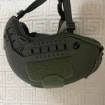 Немецкий военный шлем, солдатский шлем класса IIIA, баллистический тактический быстрый шлем, зеленый photo review