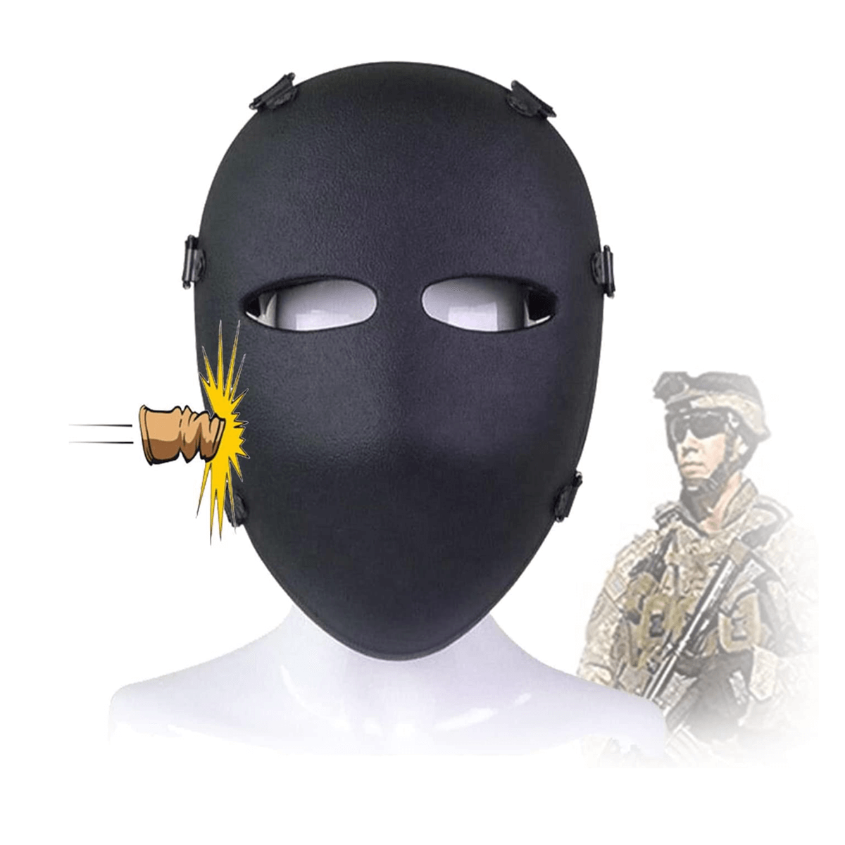 Masque tactique Kevlar, Objets 3D Y compris : tactique et kevlar