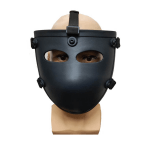 NIJ IIIA Kevlar Half Tactical Ballistic Mask-Model wearing effect front