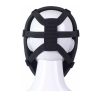 NIJ IIIA Full Face Tactical Ballistic Mask-Display med effekten av å ha på seg en modell